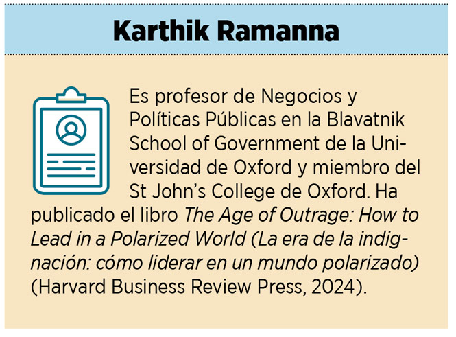 Entrevista a Karthik Ramanna: “Existe un miedo generalizado al futuro”