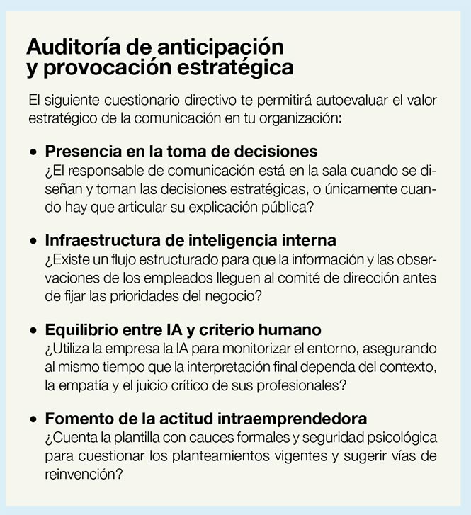 auditoria anticipación estratégica