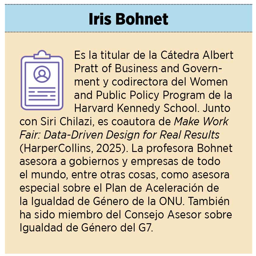 Entrevista a Iris Bohnet: “Tenemos que dejar de hacer cosas que no funcionan”